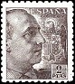 Spain 1940 Franco 2 PTS Castaño Edifil 932